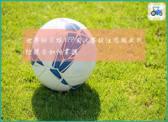 世界杯买球APP淘汰赛投注思路及风险提示如何掌握